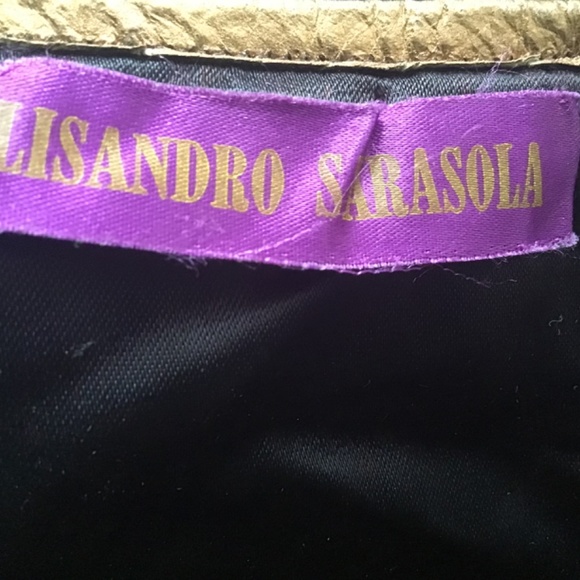 Vintage Lisandro Sarasota velvet with leather gold trim jacket - Picture 6 of 9